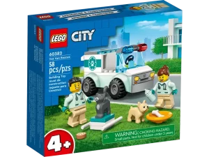 LEGO® 60382 Gyvūnėlių Greitosios Pagalbos Automobilis
